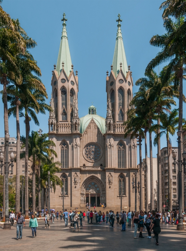 São Paulo Cathedral, a representative modern cathedral built in Neo-Gothic style..jpg